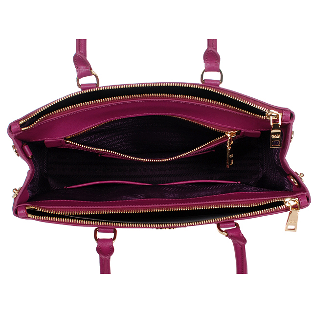 2013 Prada Saffiano Leather Tote Bag 2274 in Palevioletred