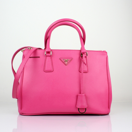 2013 Prada Saffiano Leather Tote Bag 2274 in Rose Red