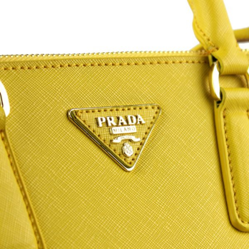 2013 Prada Saffiano Leather Tote Bag 2274 in Yellow