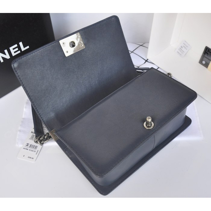 2014 Boy Chanel Flap Shoulder Bag Original Calf Leather A67086 Royalblue