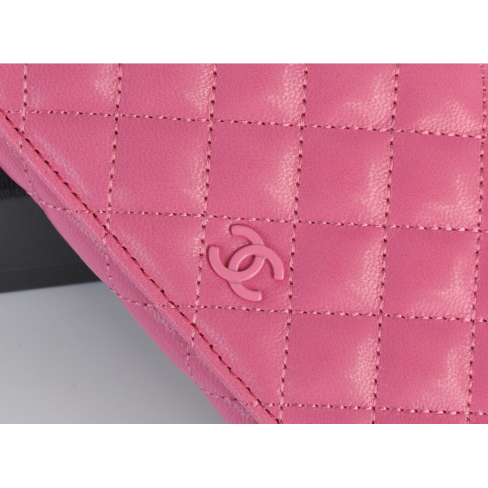 2014 Chanel Bi-Fold Wallet Original Leather A91502 Rose