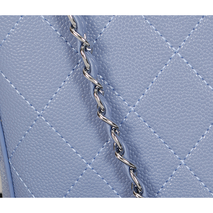 2014 Chanel Caviar Leather shouledr Tote Bag A6802 in Lavender