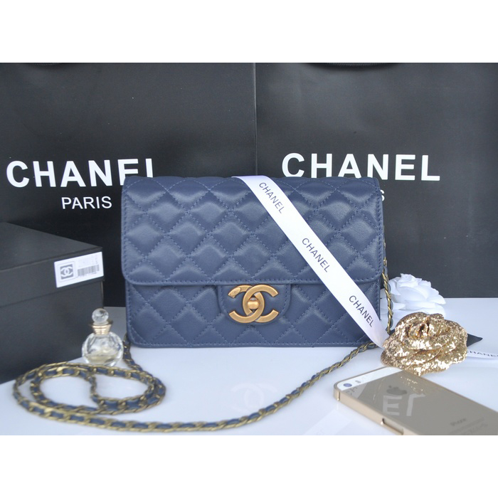 2014 Chanel Classic Flap Bag Original Leather A219001 Royal