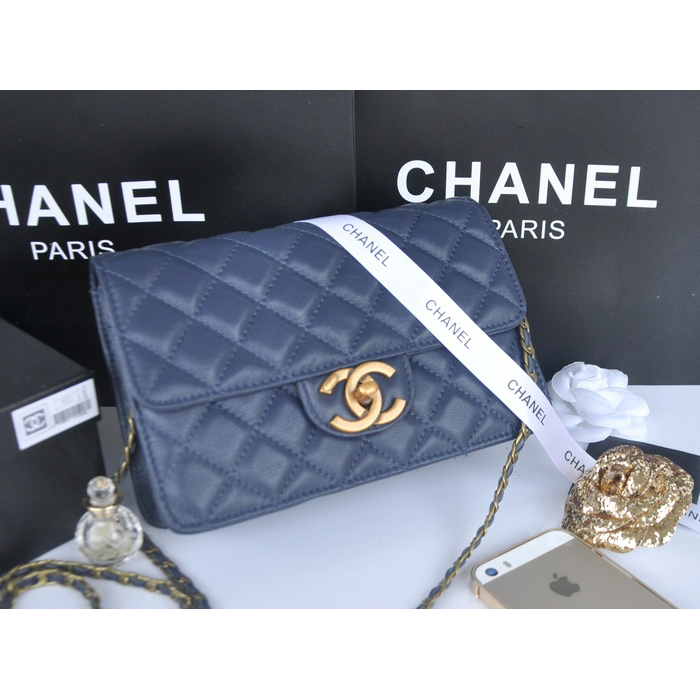 2014 Chanel Classic Flap Bag Original Leather A219001 Royal