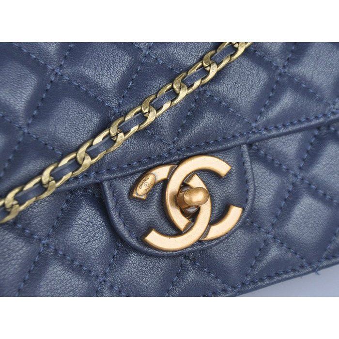 2014 Chanel Classic Flap Bag Original Leather A219001 Royal