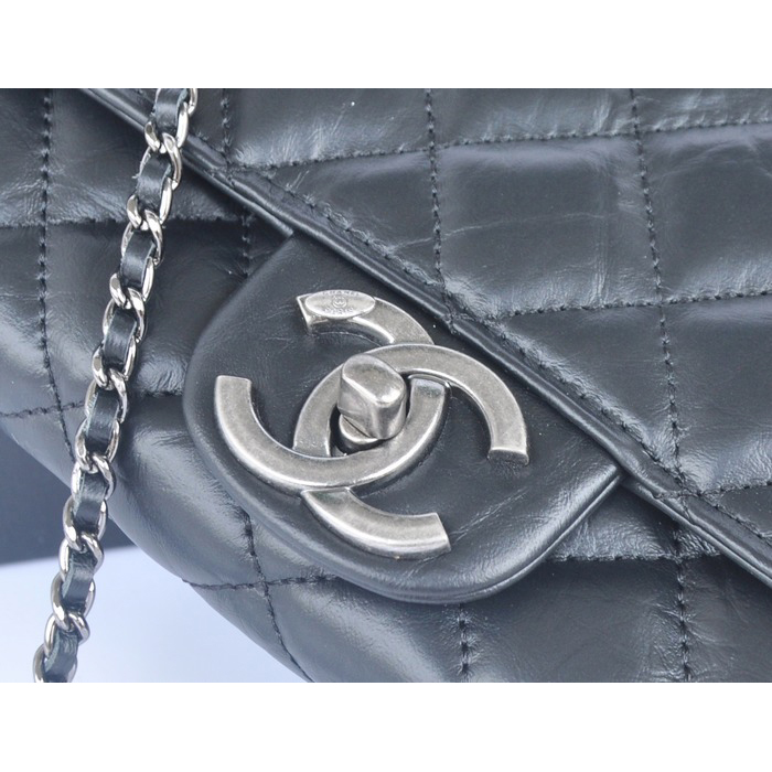 2014 Chanel Classic Flap Bags Original Leather A91108 Black