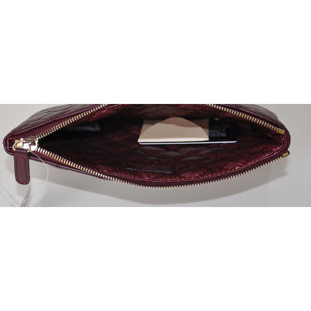 2014 Chanel Clutch Bag Maroon Sheepskin Leather A67781 Gold