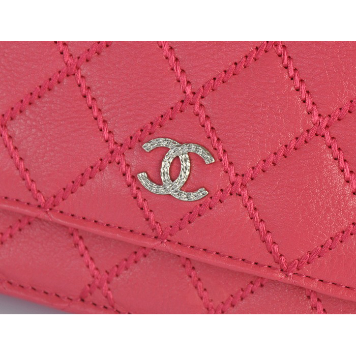 2014 Chanel Clutch MINI bag Original Leather A35001 Peach