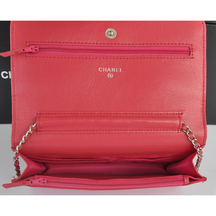 2014 Chanel Clutch MINI bag Original Leather A35001 Peach