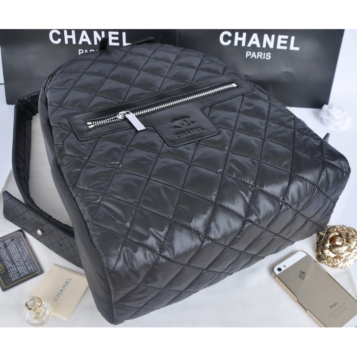 2014 Chanel Coco Cocoon Backpack A90360 Black