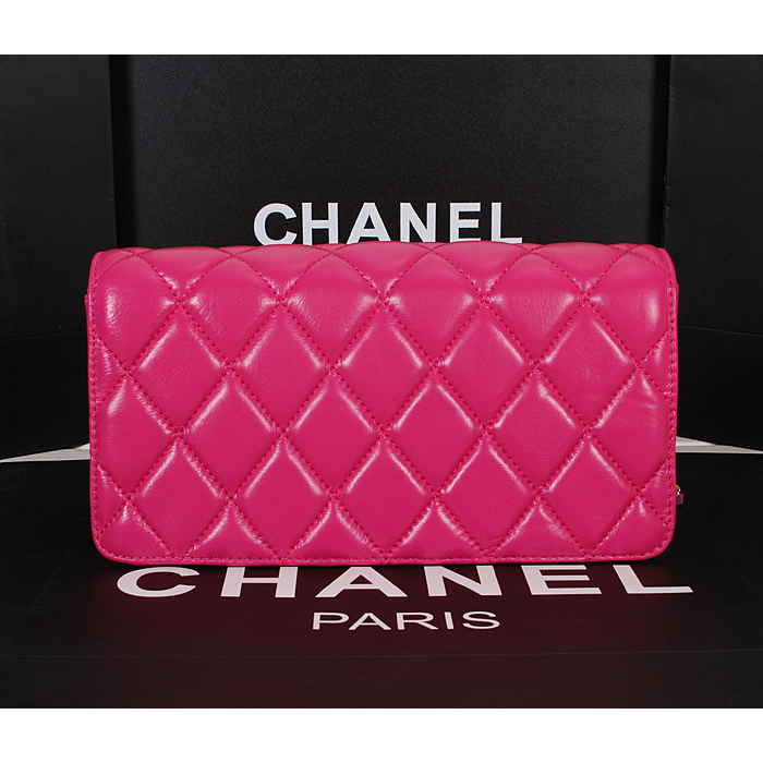 2014 Chanel Flap Shoulder Bag A2020 in Original Sheepskin Leather Rose