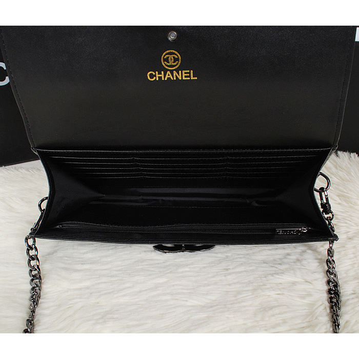 2014 Chanel Flap Shoulder Bag Original Sheepskin Leather A0899 Black