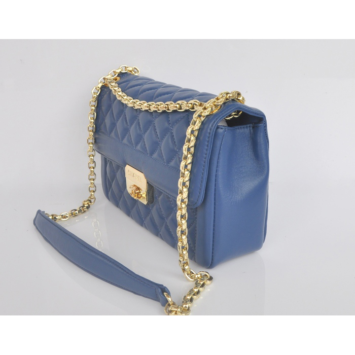 2014 Chanel Flap Shoulder Bag in Sheepskin Leather A67971 Royalblue