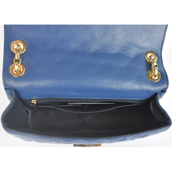 2014 Chanel Flap Shoulder Bag in Sheepskin Leather A67971 Royalblue