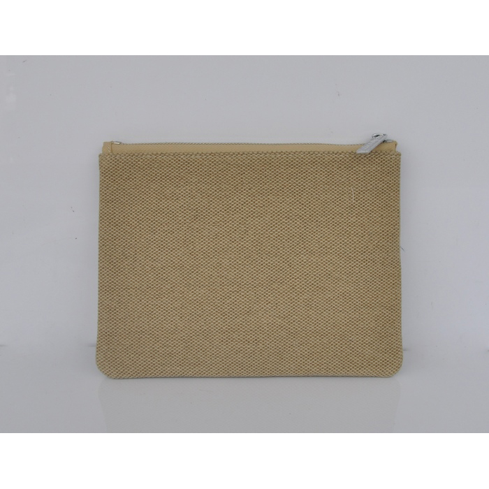 2014 Chanel Medium Canvas ipad mini Clutch bag A80118 Apricot