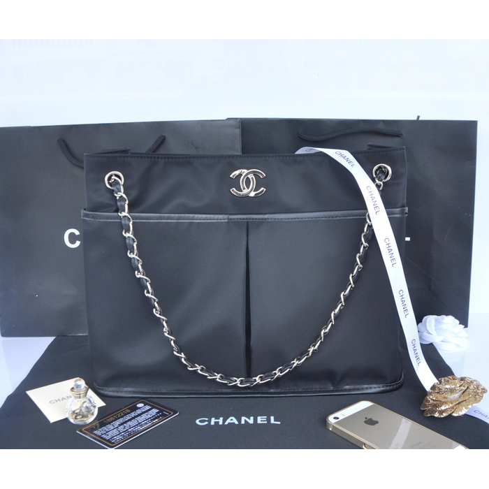 2014 Chanel Shoulder Bag PVC A66395 Black