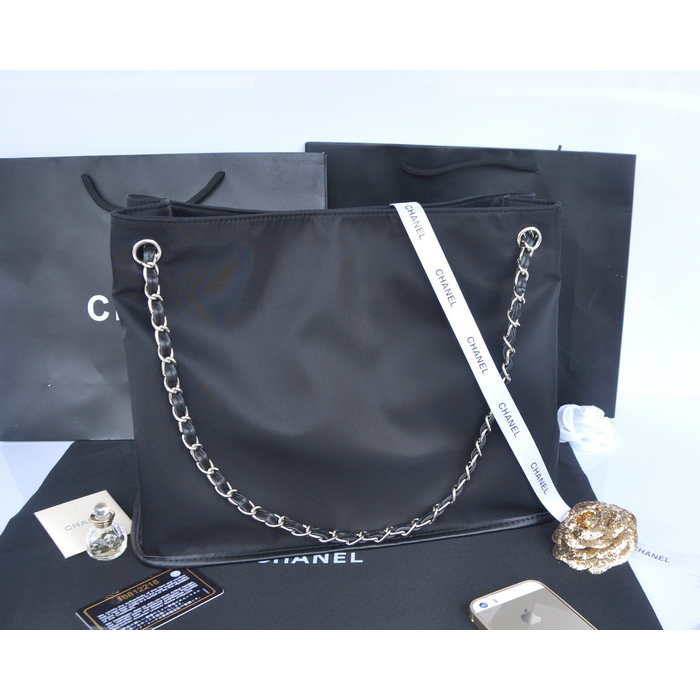 2014 Chanel Shoulder Bag PVC A66395 Black