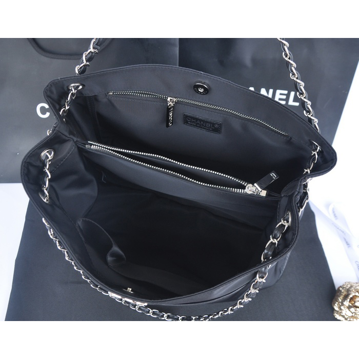 2014 Chanel Shoulder Bag PVC A66395 Black