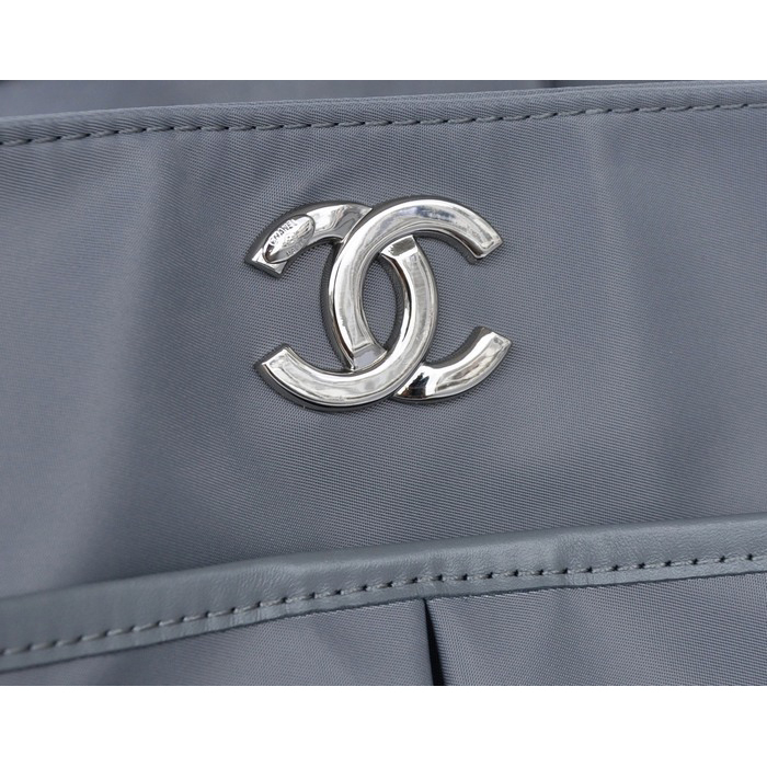 2014 Chanel Shoulder Bag PVC A66395 Grey