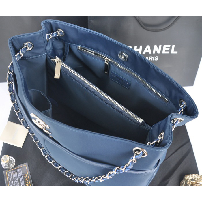 2014 Chanel Shoulder Bag PVC A66395 Royalblue