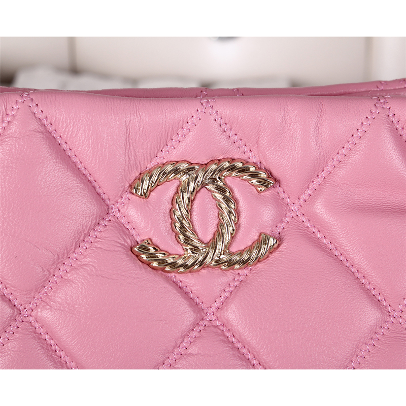 2014 Chanel Shoulder Bag Sheepskin Leather A11048 Pink