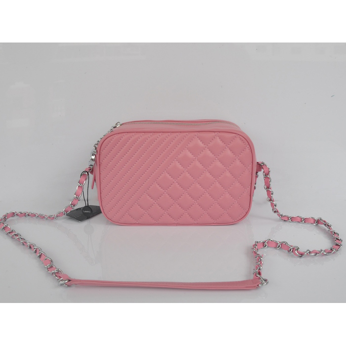 2014 Chanel Shoulder Bag Sheepskin Leather A5811 Pink