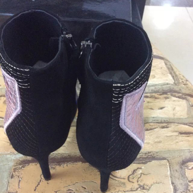 2014 Giuseppe Zanotti Winter imported diamond high-heeled short boots