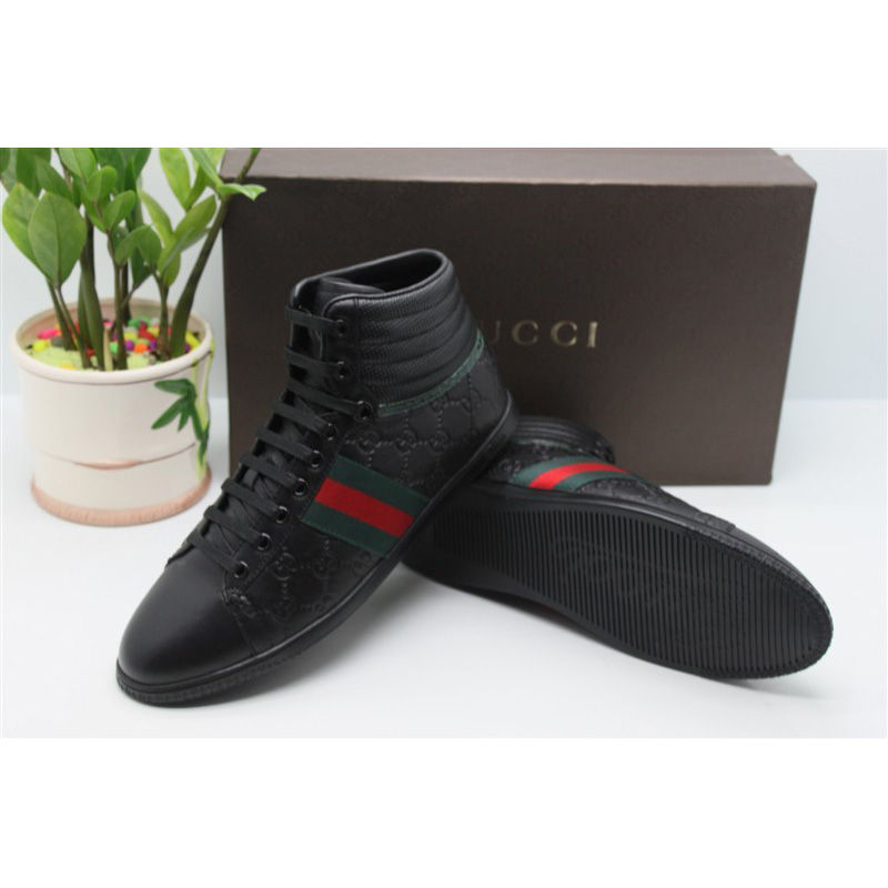 2014 Gucci men high shoes