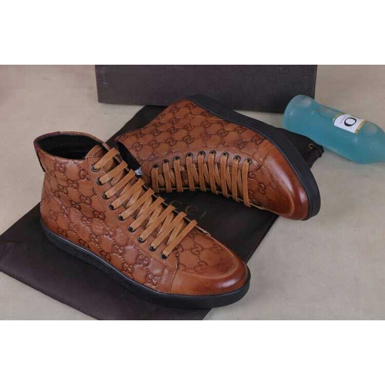 2014 Gucci men short boots