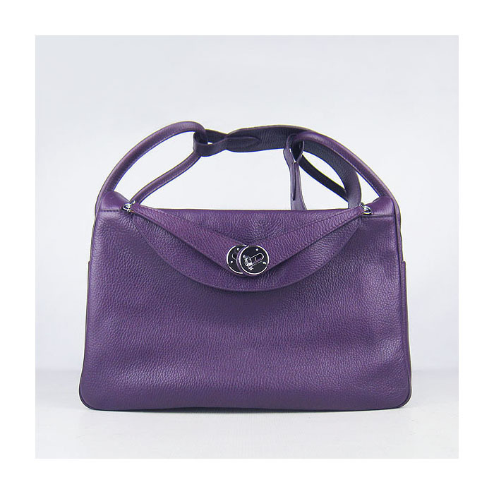 2014 Hermes Lindy 34CM togo leather lindy bag Purple H1056