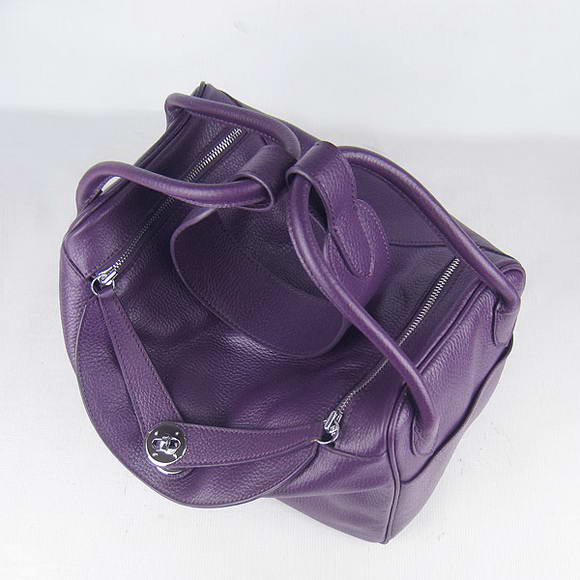 2014 Hermes Lindy 34CM togo leather lindy bag Purple H1056