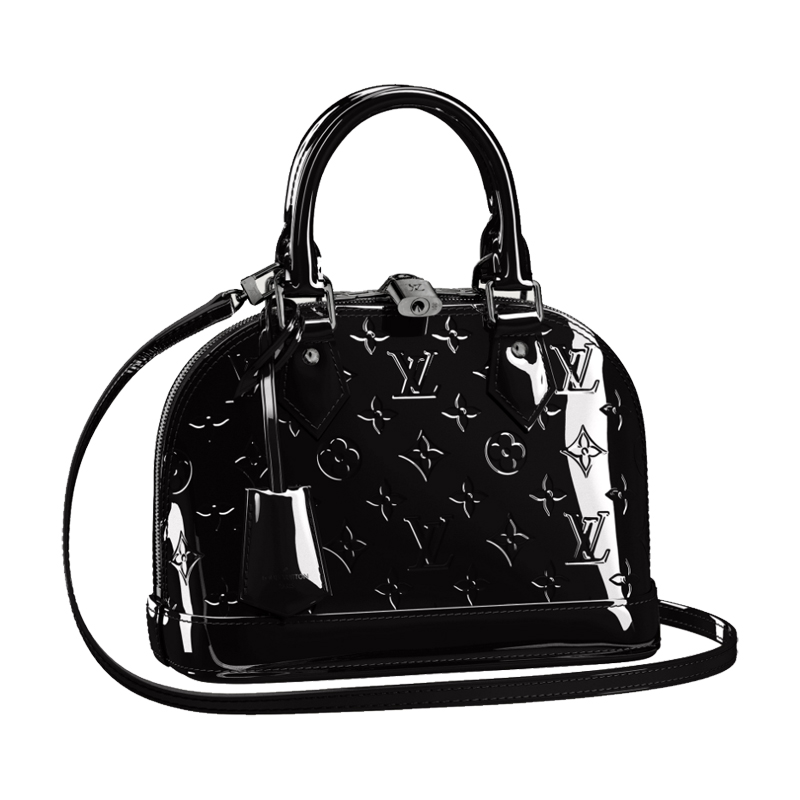 2014 Louis Vuitton Alma BB LG MONOGRAM VERNIS M90063