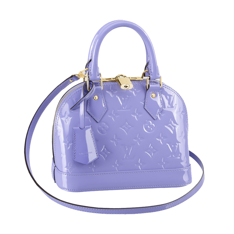 2014 Louis Vuitton Alma BB LG MONOGRAM VERNIS M90103