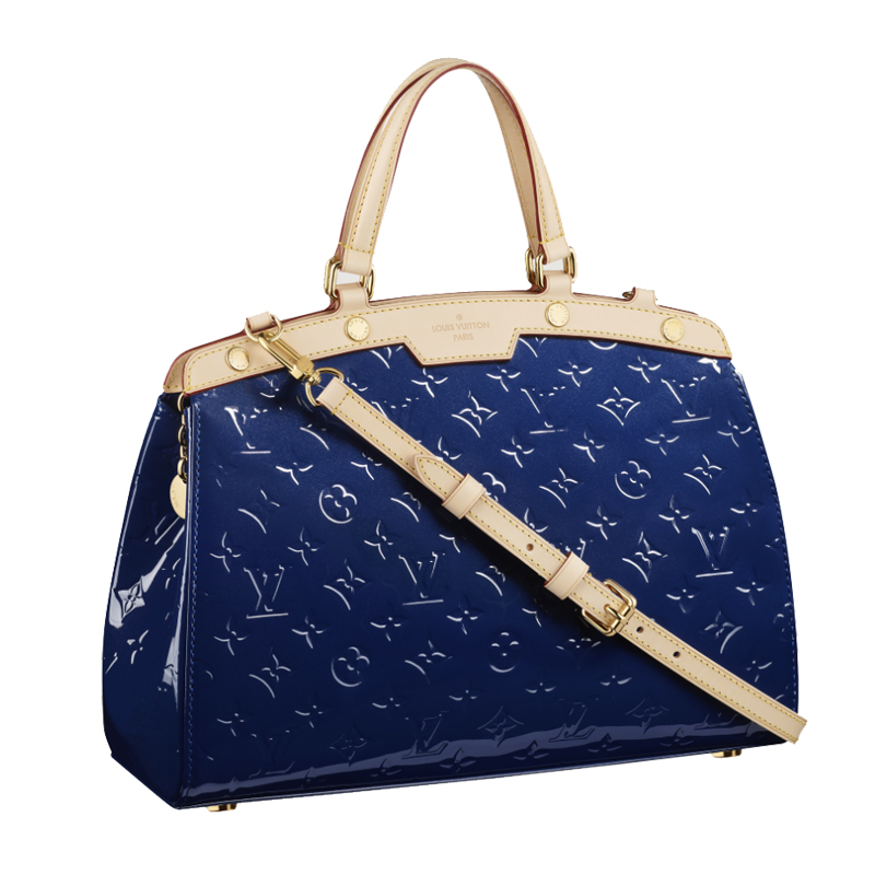 2014 Louis Vuitton Brea MM LG MONOGRAM VERNIS M90054