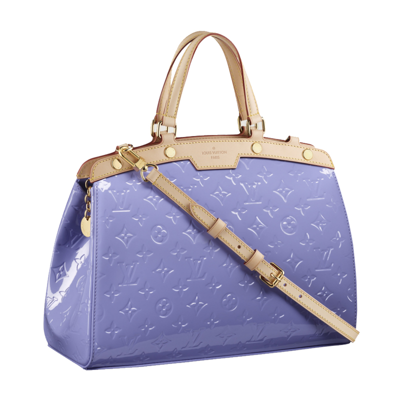 2014 Louis Vuitton Brea MM LG MONOGRAM VERNIS M90107