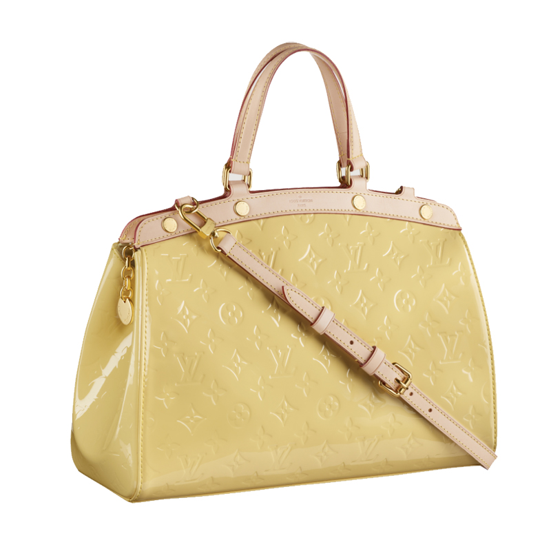 2014 Louis Vuitton Brea MM LG MONOGRAM VERNIS M90108