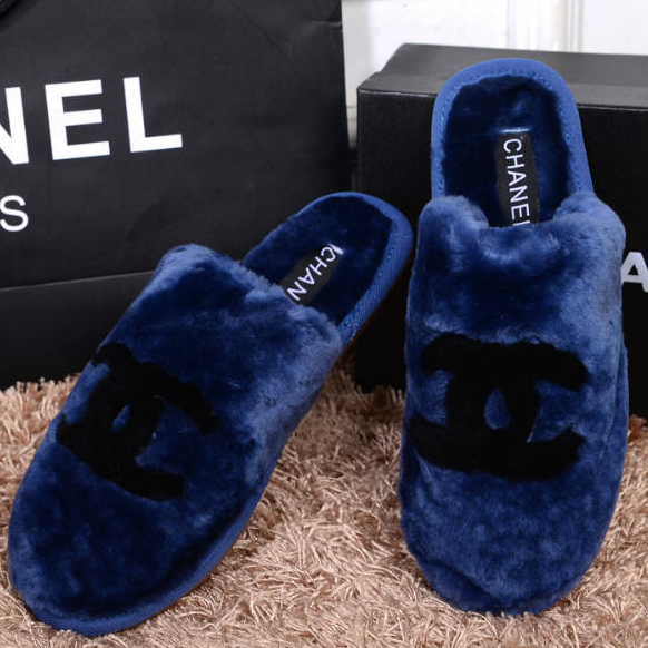 2014 New Arrivals Chanel Winter Plush slippers shoes