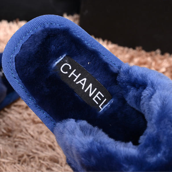 2014 New Arrivals Chanel Winter Plush slippers shoes