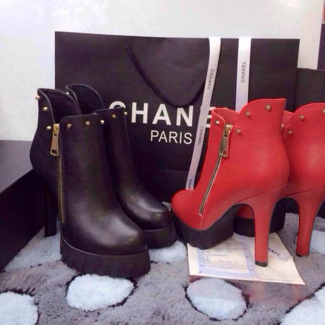 2014 New Arrivals Chanel Winter Short Boots