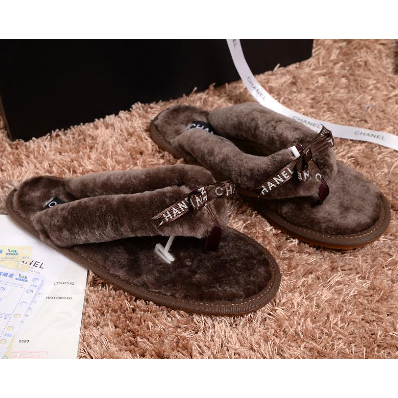 2014 New Arrivals Chanel Winter slippers shoes