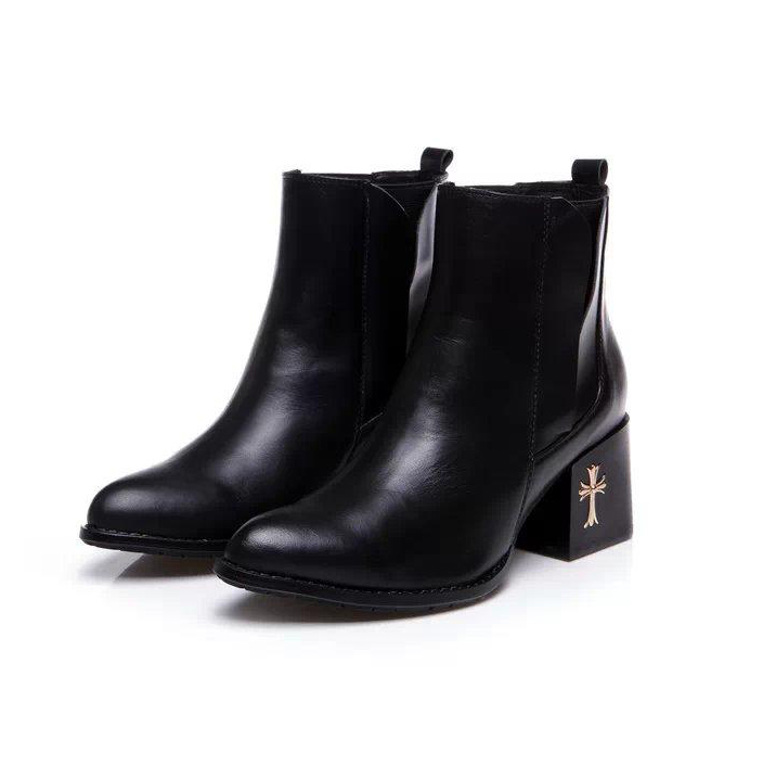 2014 chrome hearts Winter High-heeled boots