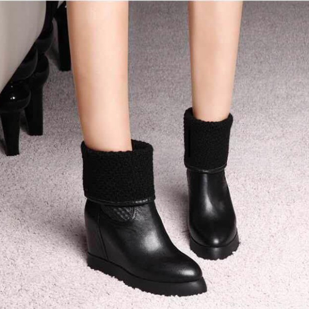 2014 chrome hearts Winter High-heeled boots