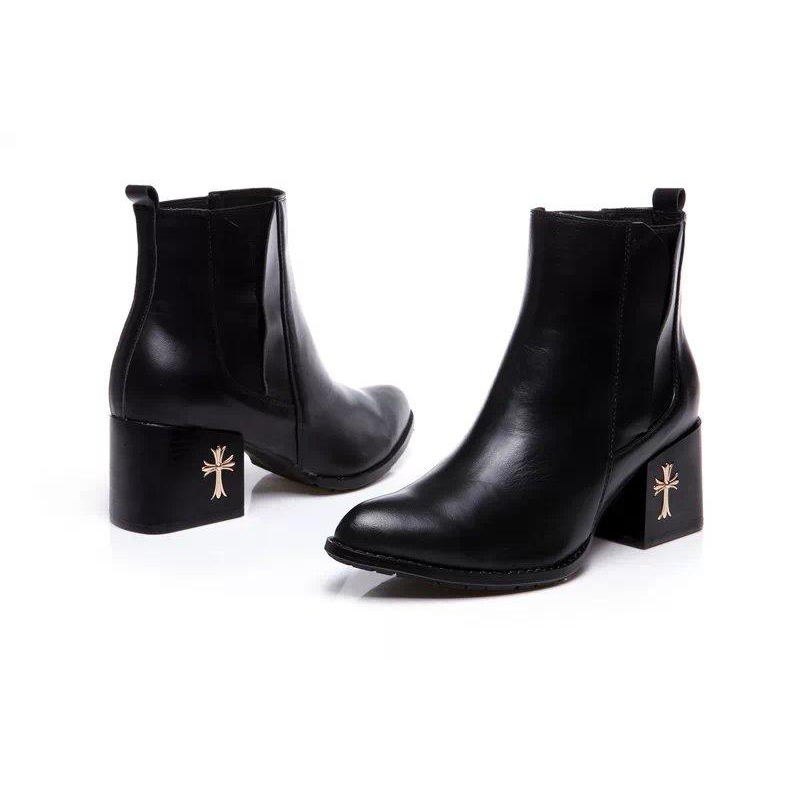 2014 chrome hearts Winter High-heeled boots