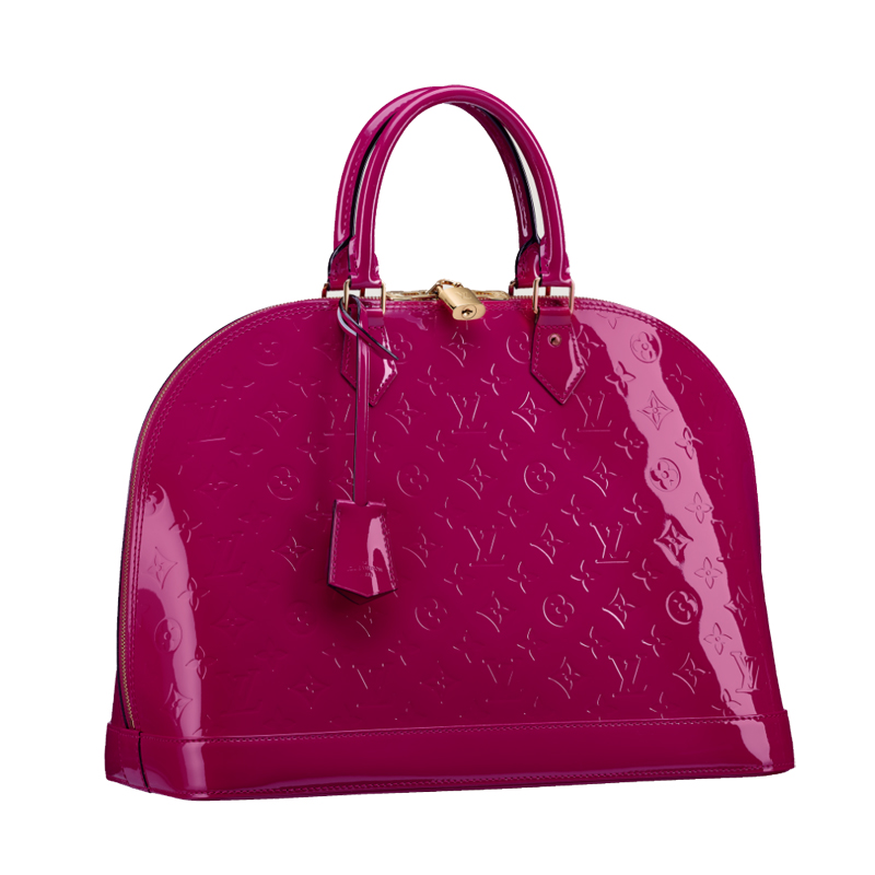 2014 louis vuitton Alma GM MONOGRAM VERNIS M91772