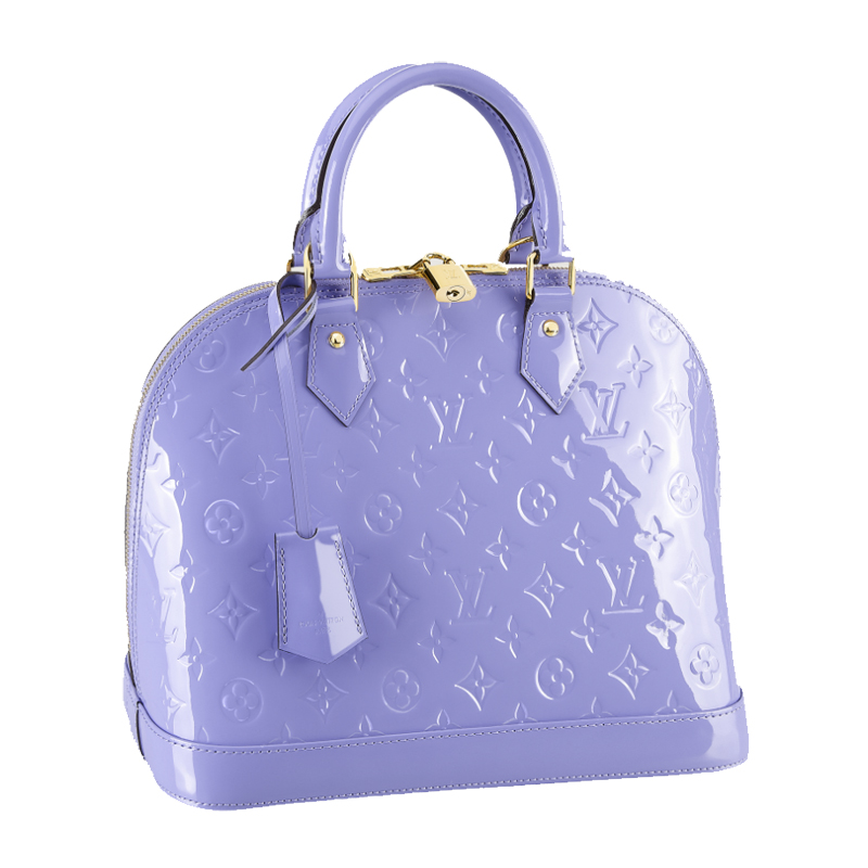 2014 louis vuitton Alma PM MONOGRAM VERNIS M90100