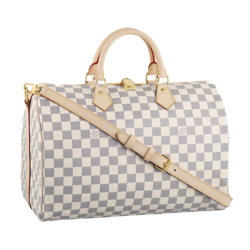 2014 louis vuitton Speedy Bandouliere 35 DAMIER AZUR N41002