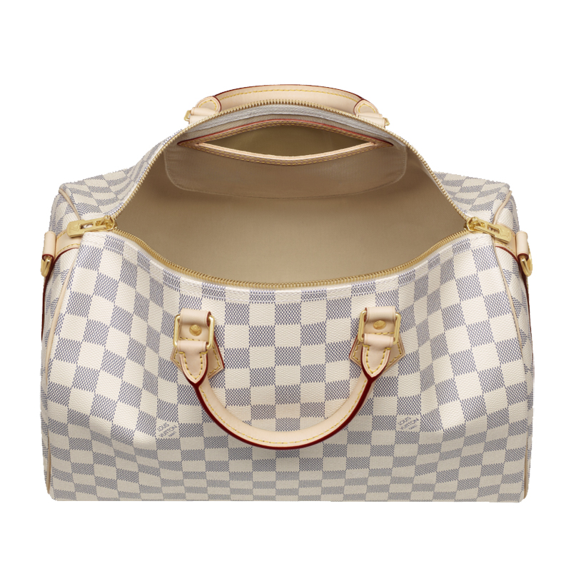 2014 louis vuitton Speedy Bandouliere 35 DAMIER AZUR N41002