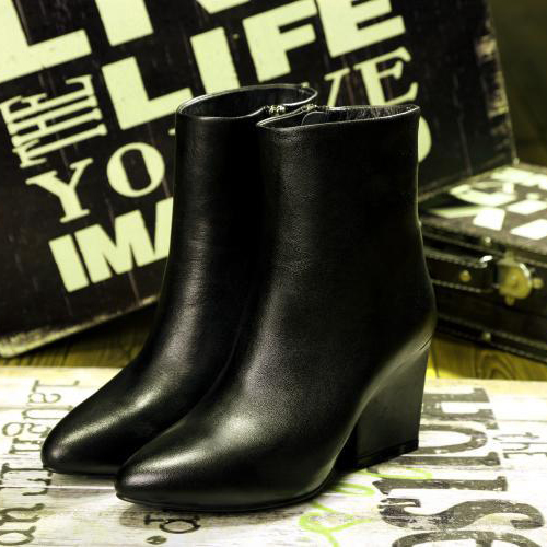 2015 Alexander women Crude heel boots