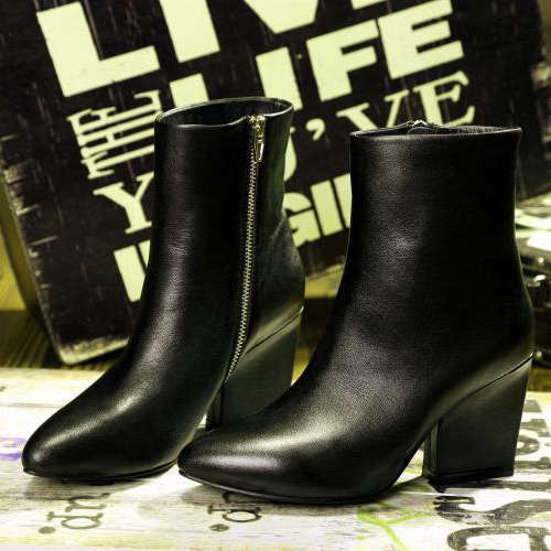 2015 Alexander women Crude heel boots