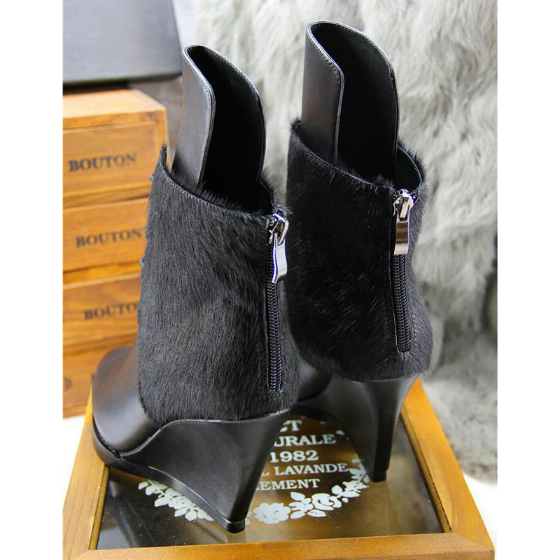 2015 Alexander women Horsehair boots